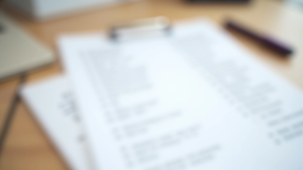 Checklist documents administratifs