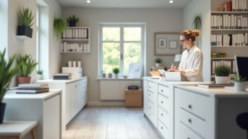 Système d'organisation de documents administratifs bien rangés